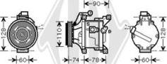 Diederichs DCK1544 - Компресор, климатизация vvparts.bg