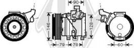 Diederichs DCK1546 - Компресор, климатизация vvparts.bg