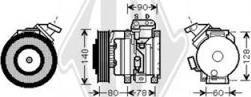 Diederichs DCK1540 - Компресор, климатизация vvparts.bg