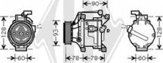 Diederichs DCK1547 - Компресор, климатизация vvparts.bg