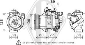 Diederichs DCK1558 - Компресор, климатизация vvparts.bg