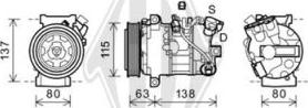 Diederichs DCK1509 - Компресор, климатизация vvparts.bg