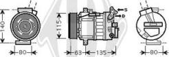 Diederichs DCK1506 - Компресор, климатизация vvparts.bg