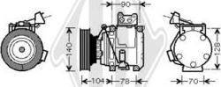 Diederichs DCK1531 - Компресор, климатизация vvparts.bg