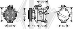 Diederichs DCK1537 - Компресор, климатизация vvparts.bg