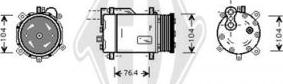 Diederichs DCK1574 - Компресор, климатизация vvparts.bg