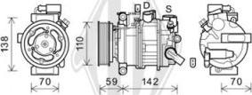 Diederichs DCK1694 - Компресор, климатизация vvparts.bg