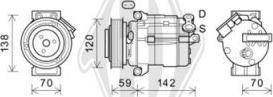 Diederichs DCK1690 - Компресор, климатизация vvparts.bg