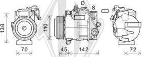 Diederichs DCK1698 - Компресор, климатизация vvparts.bg