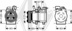 Diederichs DCK1646 - Компресор, климатизация vvparts.bg