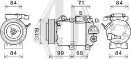 Diederichs DCK1659 - Компресор, климатизация vvparts.bg