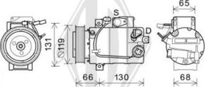 Diederichs DCK1658 - Компресор, климатизация vvparts.bg