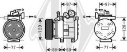 Diederichs DCK1669 - Компресор, климатизация vvparts.bg