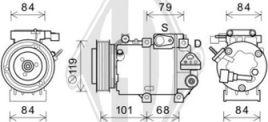 Diederichs DCK1666 - Компресор, климатизация vvparts.bg