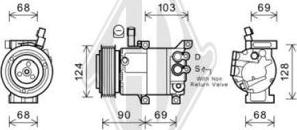 Diederichs DCK1662 - Компресор, климатизация vvparts.bg