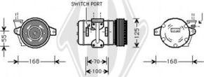 Diederichs DCK1600 - Компресор, климатизация vvparts.bg