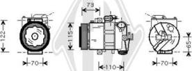 Diederichs DCK1603 - Компресор, климатизация vvparts.bg