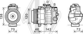 Diederichs DCK1602 - Компресор, климатизация vvparts.bg