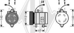 Diederichs DCK1619 - Компресор, климатизация vvparts.bg