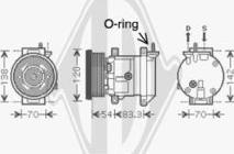 Diederichs DCK1614 - Компресор, климатизация vvparts.bg