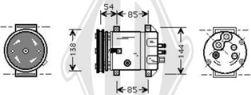 Diederichs DCK1612 - Компресор, климатизация vvparts.bg