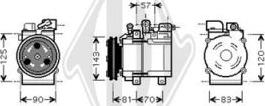 Diederichs DCK1625 - Компресор, климатизация vvparts.bg