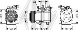 Diederichs DCK1673 - Компресор, климатизация vvparts.bg