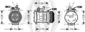 Diederichs DCK1095 - Компресор, климатизация vvparts.bg