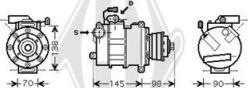 Diederichs DCK1068 - Компресор, климатизация vvparts.bg