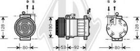 Diederichs DCK1001 - Компресор, климатизация vvparts.bg