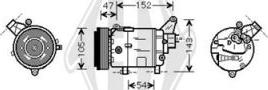 Diederichs DCK1088 - Компресор, климатизация vvparts.bg