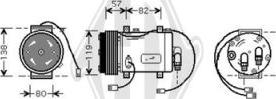 Diederichs DCK1035 - Компресор, климатизация vvparts.bg