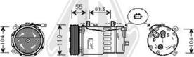 Diederichs DCK1026 - Компресор, климатизация vvparts.bg