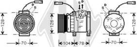 Diederichs DCK1022 - Компресор, климатизация vvparts.bg