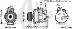 Diederichs DCK1075 - Компресор, климатизация vvparts.bg