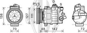 Diederichs DCK1078 - Компресор, климатизация vvparts.bg