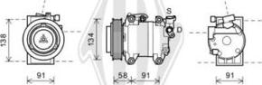 Diederichs DCK1199 - Компресор, климатизация vvparts.bg