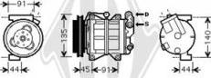 Diederichs DCK1194 - Компресор, климатизация vvparts.bg