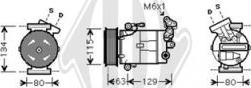 Diederichs DCK1197 - Компресор, климатизация vvparts.bg