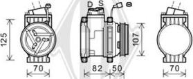 Diederichs DCK1157 - Компресор, климатизация vvparts.bg