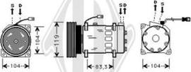 Diederichs DCK1169 - Компресор, климатизация vvparts.bg