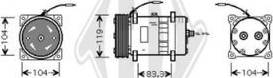 Diederichs DCK1166 - Компресор, климатизация vvparts.bg