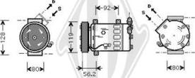 Diederichs DCK1161 - Компресор, климатизация vvparts.bg