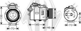 Diederichs DCK1105 - Компресор, климатизация vvparts.bg