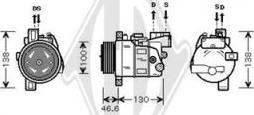 Diederichs DCK1102 - Компресор, климатизация vvparts.bg