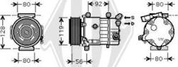 Diederichs DCK1185 - Компресор, климатизация vvparts.bg