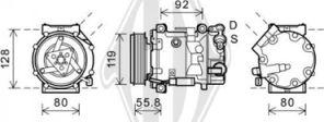 Diederichs DCK1188 - Компресор, климатизация vvparts.bg