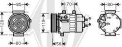 Diederichs DCK1183 - Компресор, климатизация vvparts.bg