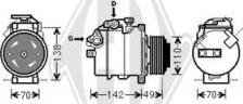 Diederichs DCK1124 - Компресор, климатизация vvparts.bg