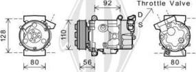 Diederichs DCK1126 - Компресор, климатизация vvparts.bg